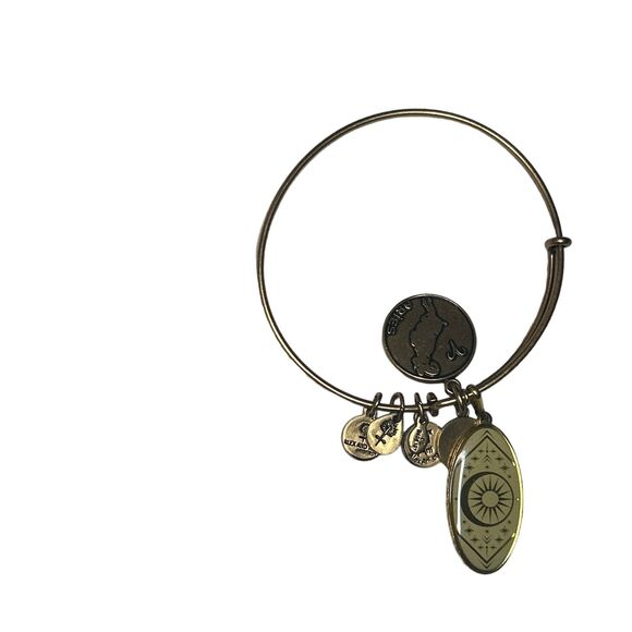 Alex and Ani Aries Gold Bracelet | Horoscope Charm Bracelet - Picture 1 of 4